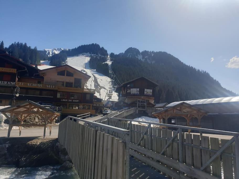 Appartement Pour 4 Personnes Au Pied Des Pistes Châtel Buitenkant foto